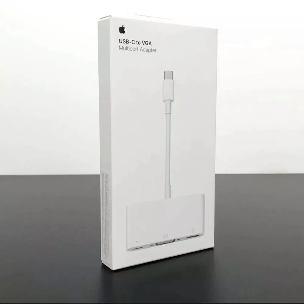 Apple USB-C VGA Multiport Adapter in White - AUTHENTIC + SEALED!